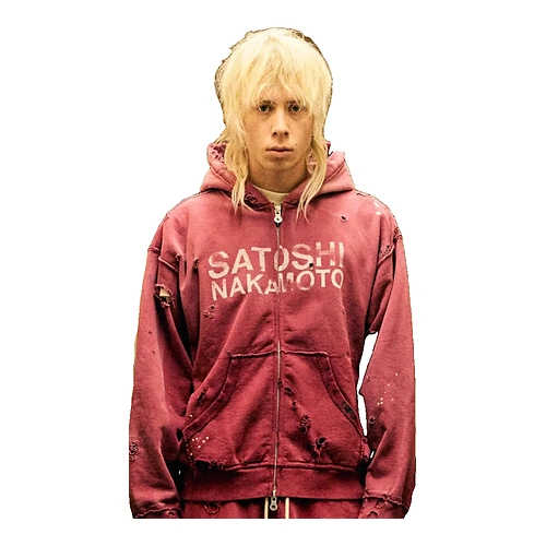 Luke Fleece Hoodie (Dark Pink)